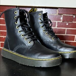 Dr. Martens Zavala Black Combat Boots